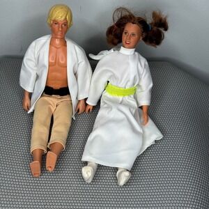Vintage Star Wars 12" Action‎ Figures - Luke Skywalker & Princess Leia Dolls